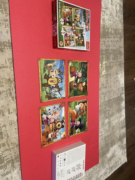 Puzzle 2 x cutii Trefl 4 ani+