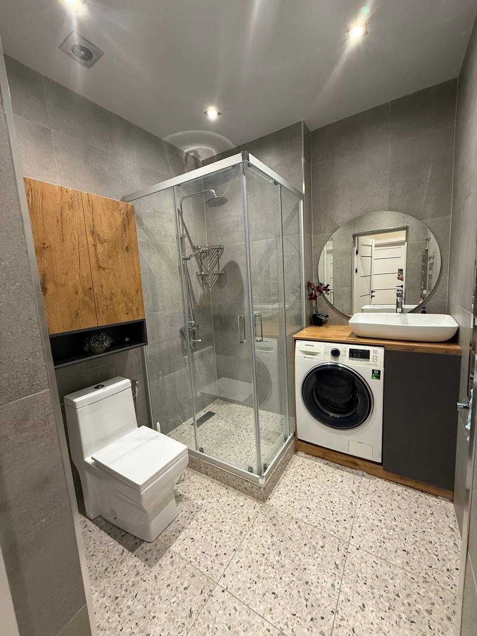 ЖК Eco House 2 комнатная Евроремонт подключ 55м2 Яккасарай,текстильный