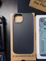 Husa iPhone 13 Rhinoshield SolidSuit Carbon Fiber / Black