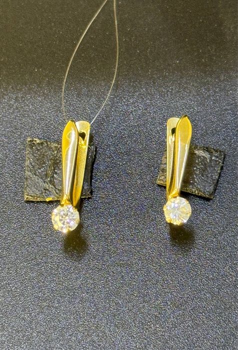 Золото 585  Серьги