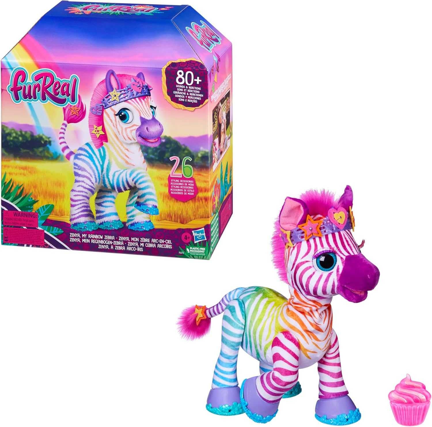 Интерактивна играчка Зебра с аксесоари FurReal Friends