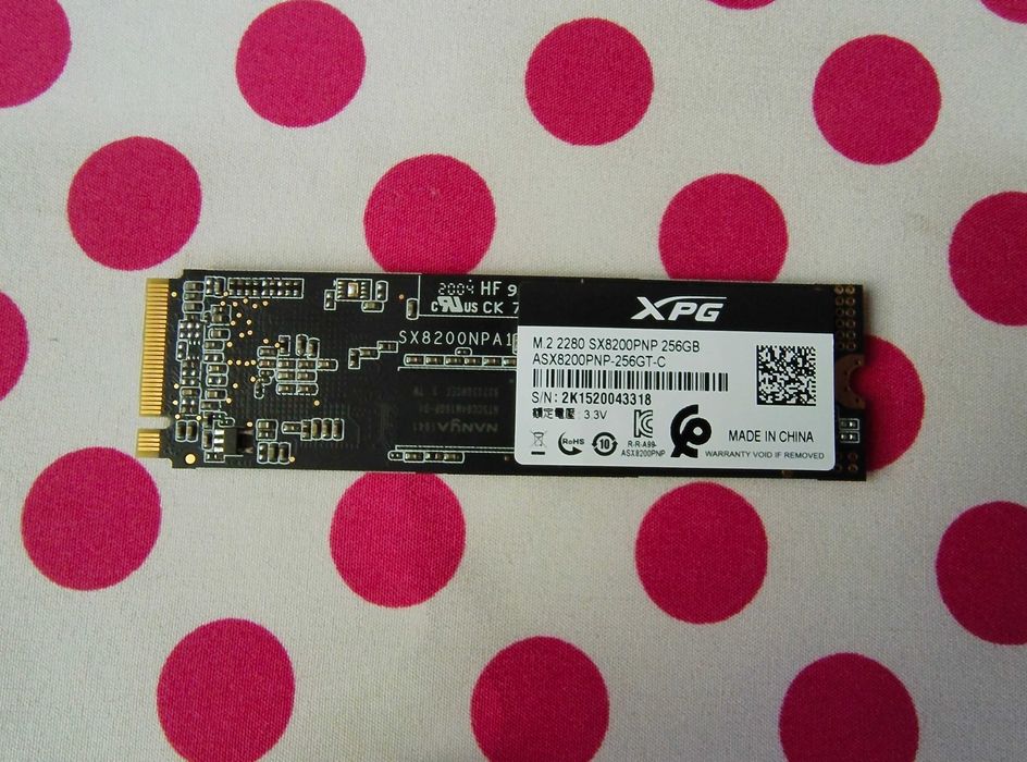 SSD ADATA XPG SX8200 PRO 256GB PCI Express 3.0 x4 M.2 2280.