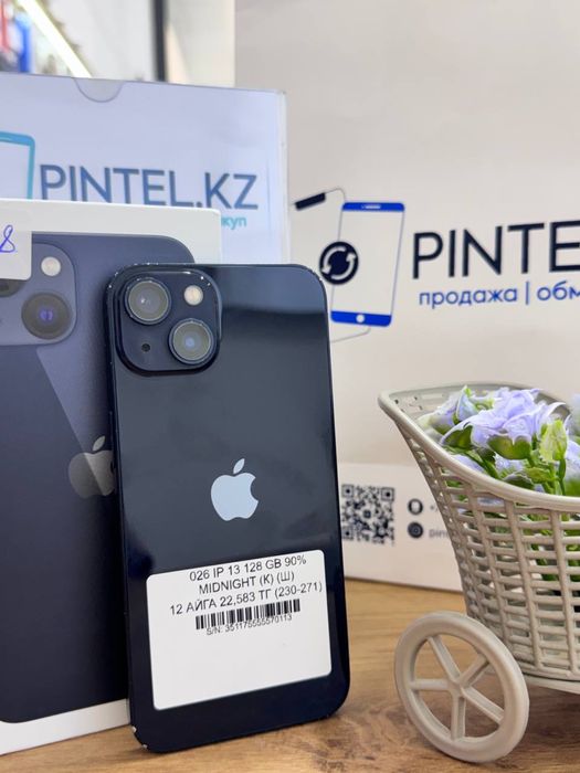 ip 13 128gb 90%  MIGNIGHT