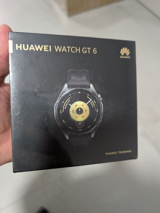 Smartwatch Huawei Watch GT 6, 46MM, Grey Composite Leather Strap