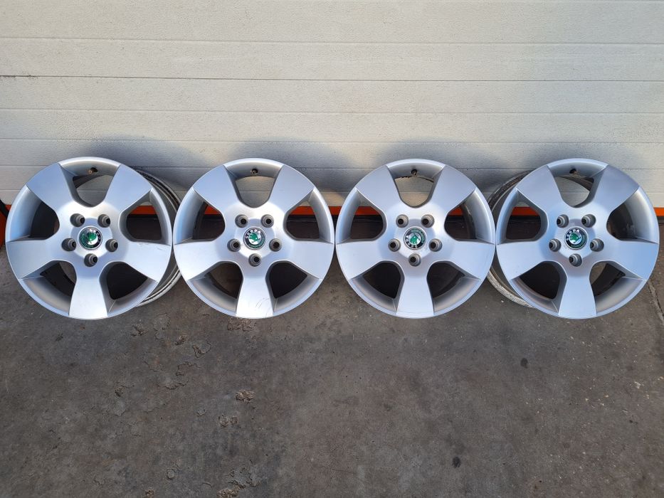 Оригинални джанти за ШКОДА SKODA VW SEAT AUDI R15 5x112 ET38 6.5J