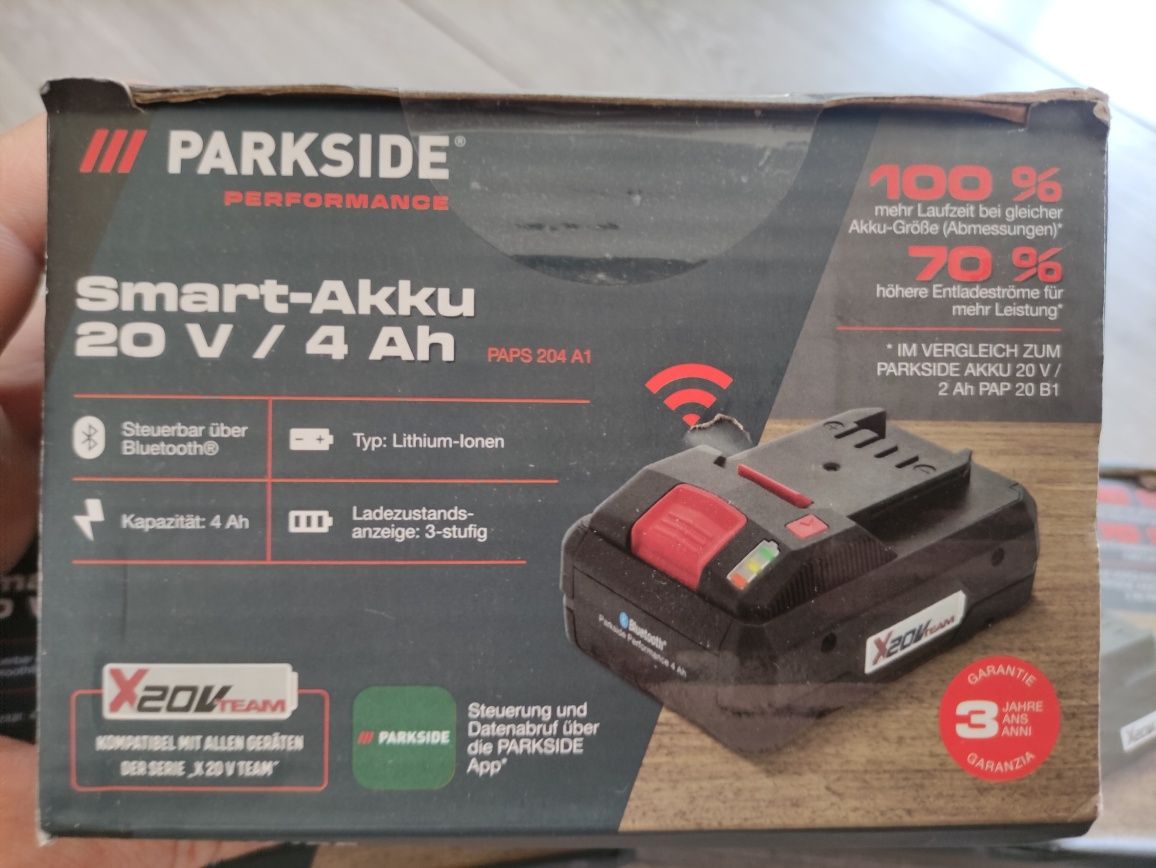 Acumulatori smart baterie 20 V 4 ah Parkside