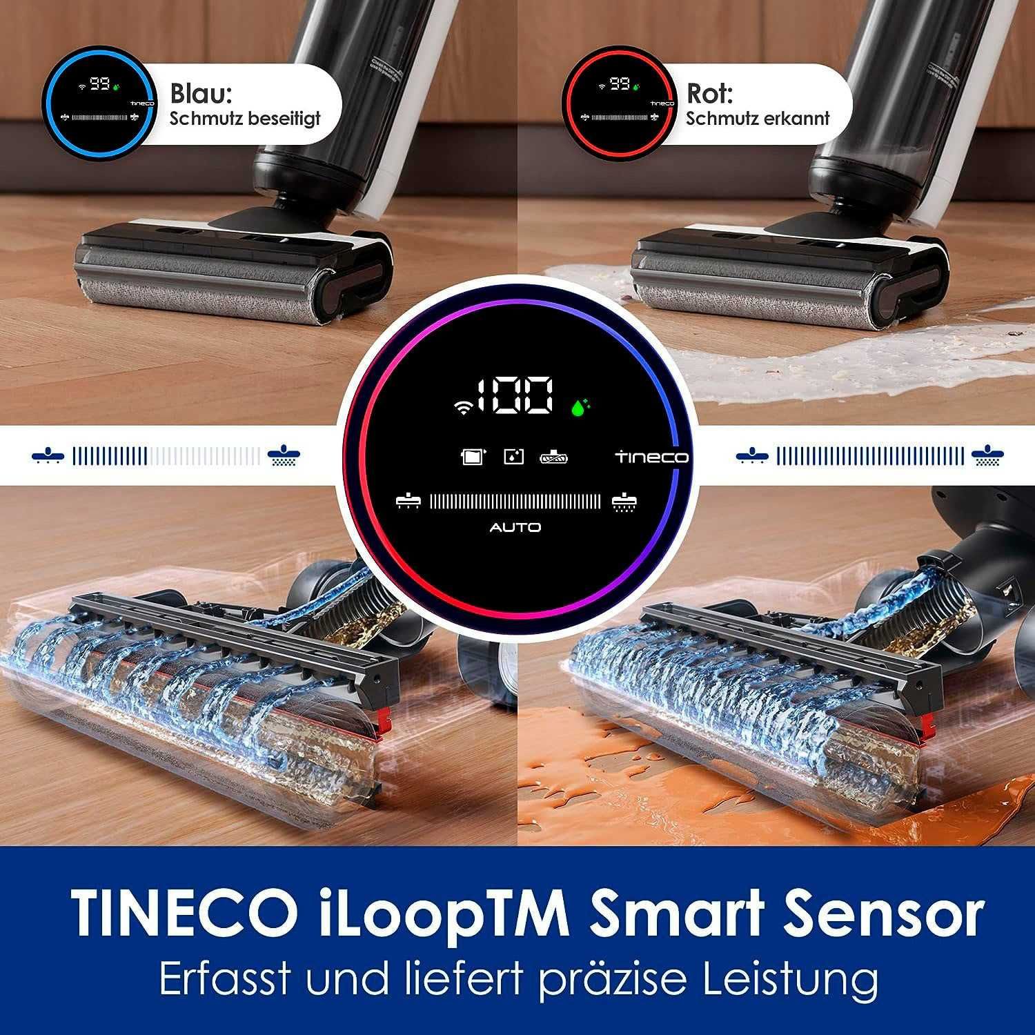 Tineco Floor One S6 Pet Вертикална прахосмукачка