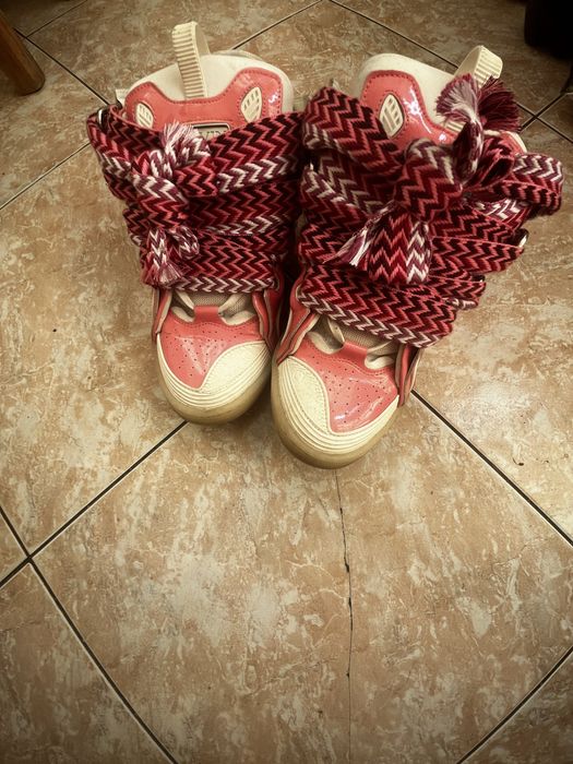 Lanvin curb pink patent