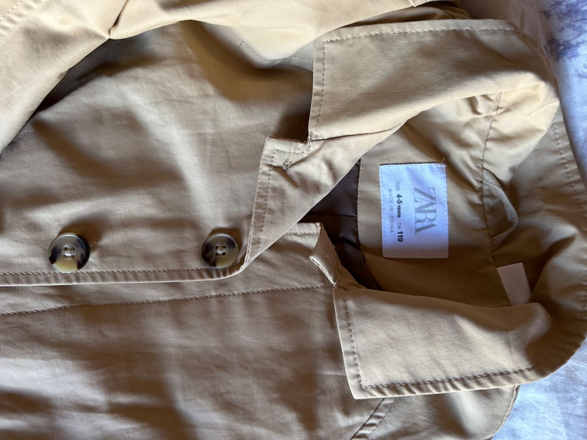Детски тренчкот Zara 110см