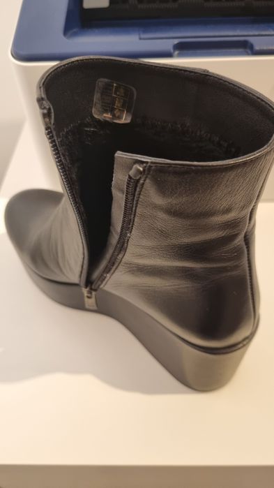 Botine piele dama  cu platforma 36
