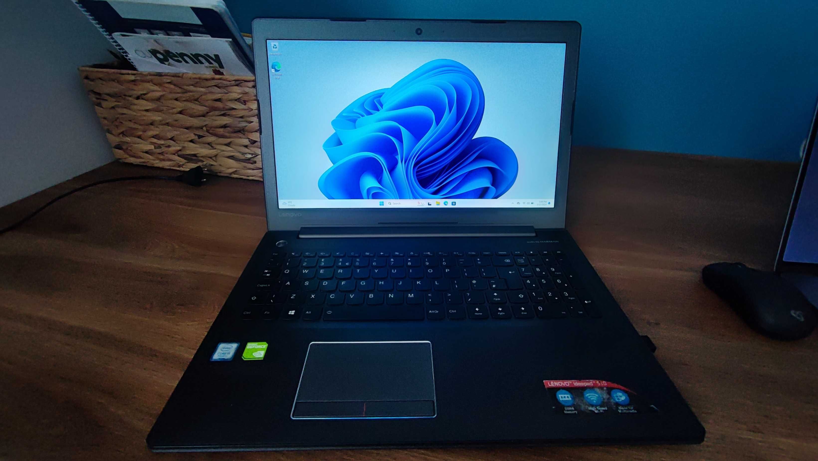 Laptop lenovo ideapad 510-15ikb 1 TB, ram 8 GB, video 940mx 4 GB