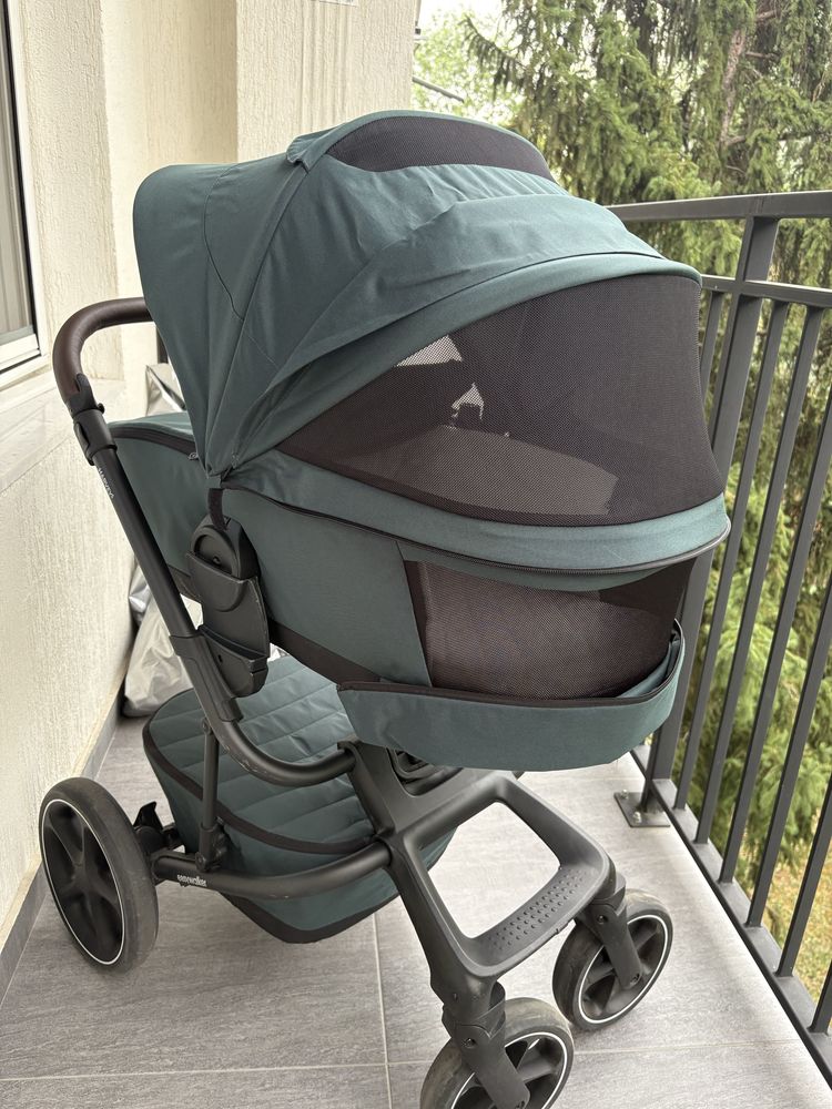 Easywalker Harvey5 Premium - Детска бебешка количка 2 в 1 Jade Green