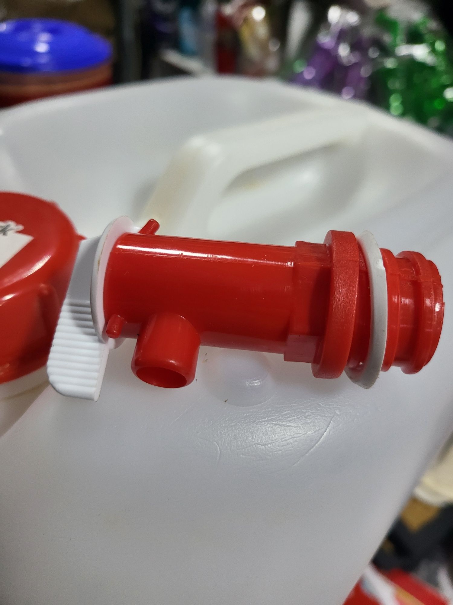 Canistra 20  cu robinet, din plastic alimentar, Nu lasa copiilor