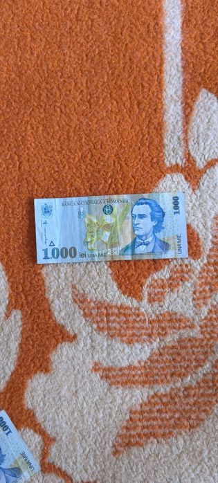 Bacnotă 1000 lei ediție 1989 4 bucăți