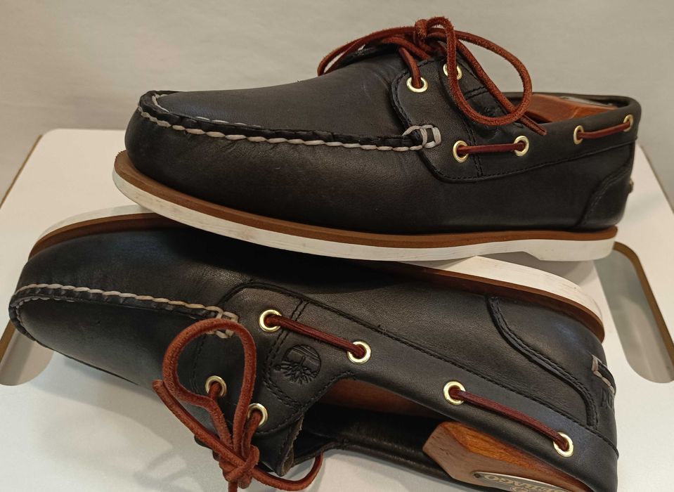 Pantofi casual boat 40.5 41 premium Timberland piele naturala moale