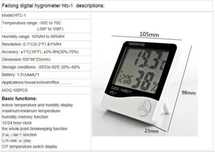 HTC-1*Termometr*gigrometr*Namlik*гигрометр*Термометр*комнатный