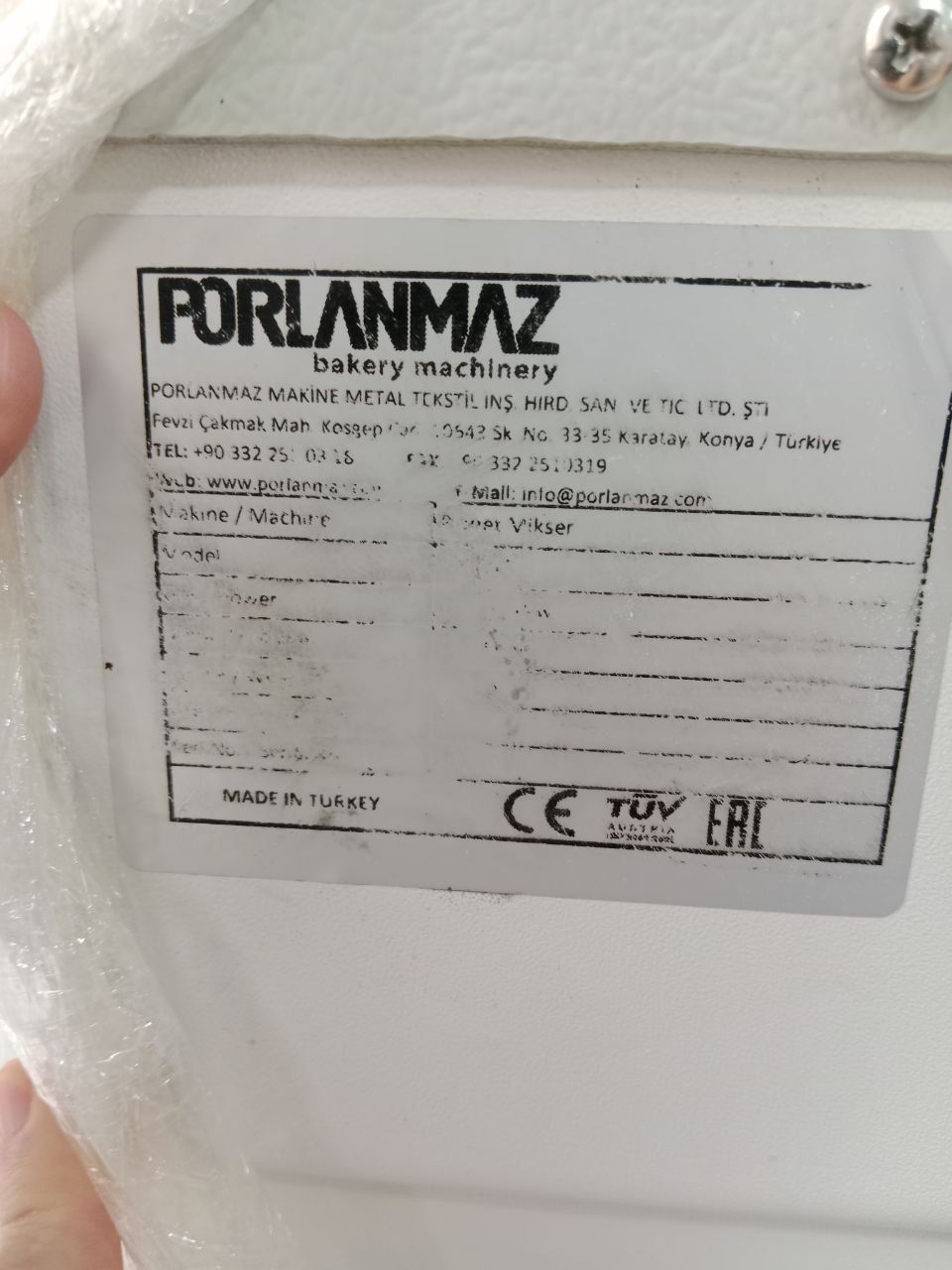 Миксер бренда "Porlanmaz"