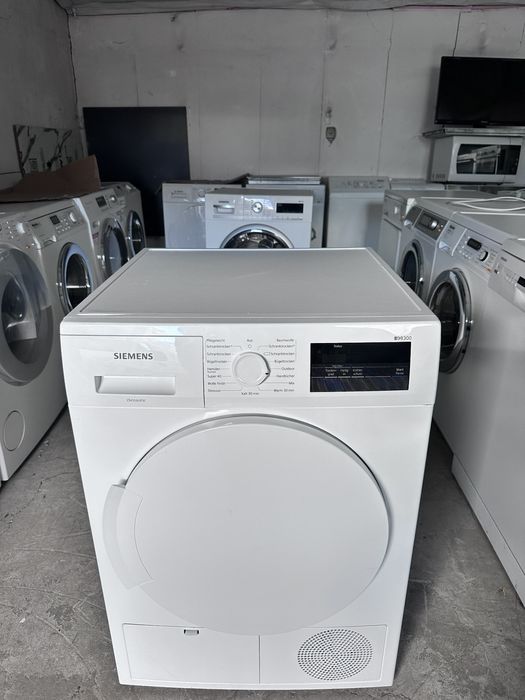 Сушилня +гаранция. SIEMENS ТЕРМОПОМПА 7кг. КЛАС А. Доставка за София.