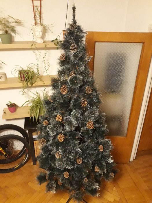 Brad de Crăciun, 240 cm cu suport inclus