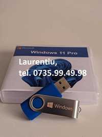 Stick instalare Windows original 7, 8.1, 10, 11, Office cu licenta