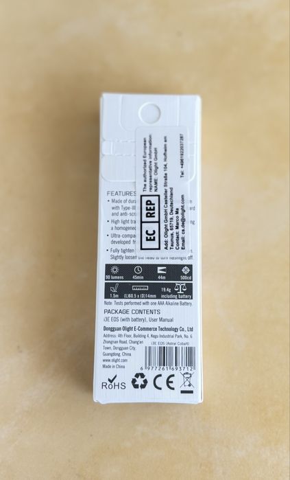 Lanterna breloc Olight I3E EOS