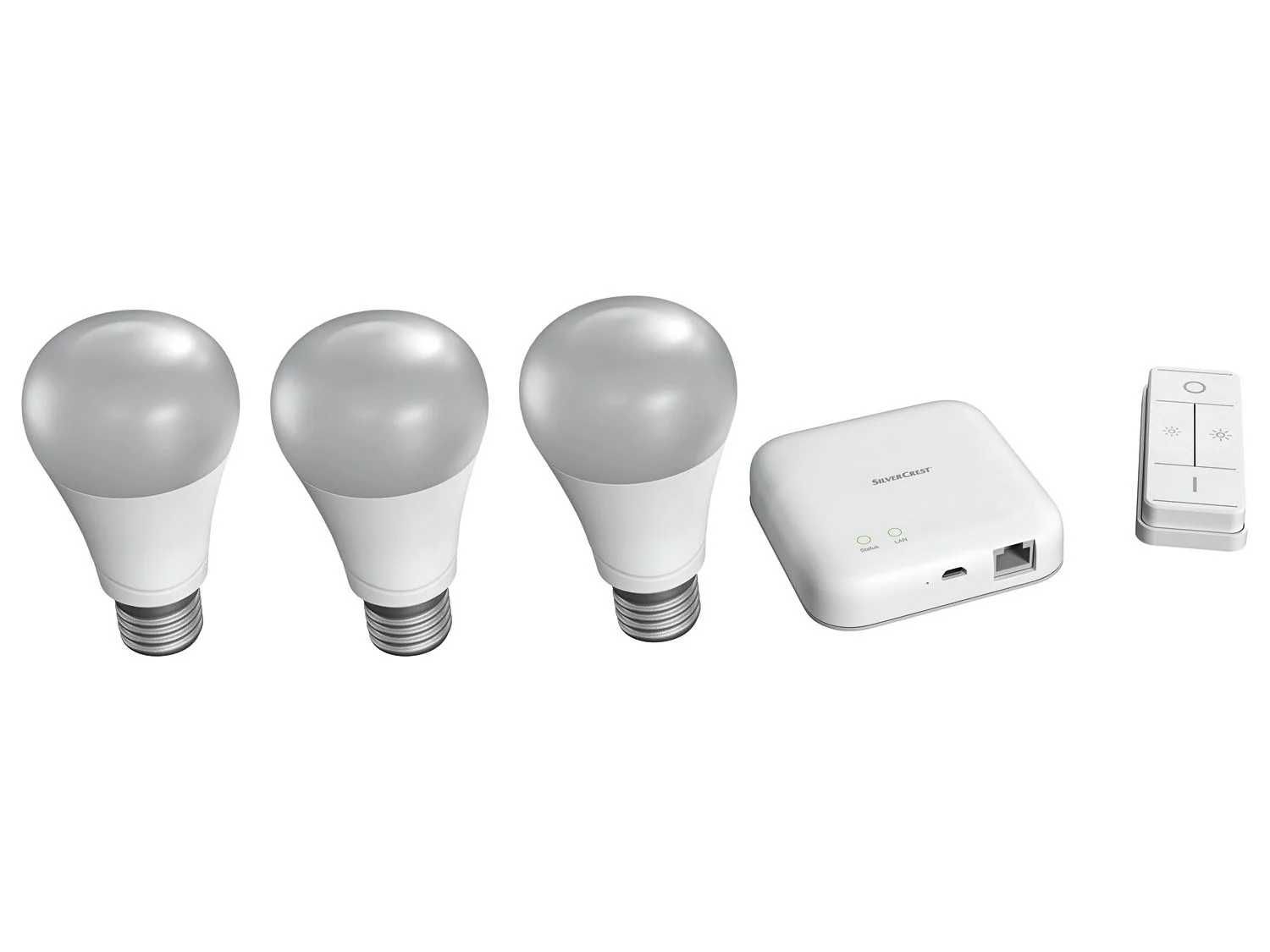 Смарт лед крушки с димер 3бр дистанционно рутер Zigbee RGB - 2 вида