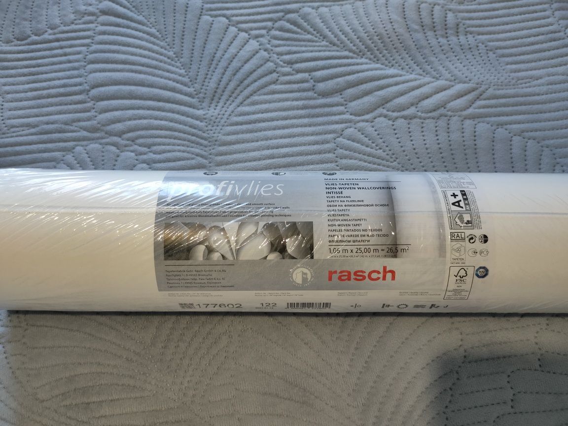 Продам обои под покраску Rasch Германия качество супер 3 рулона