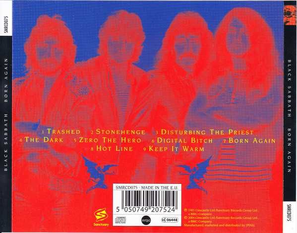 CD Black Sabbath - Born Again 1983