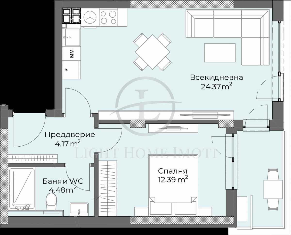 Продава се Двустаен апартамент в Пловдив, Христо Смирненски - 75 кв.м за 1298 €/кв.м - Снимка #2