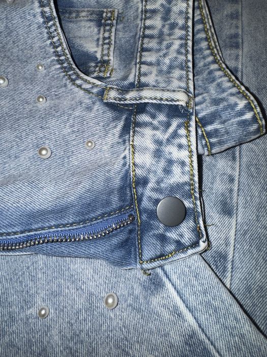 Дънки с перли - размер S