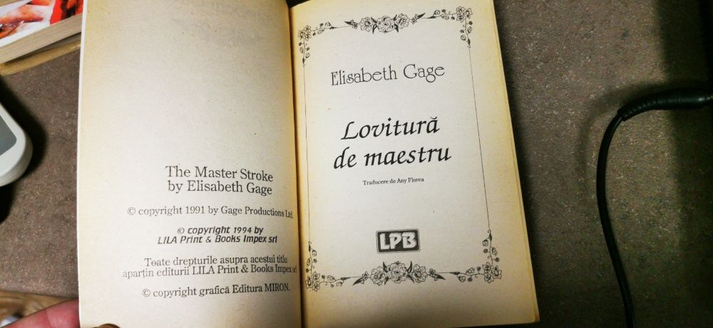 Lovitura de maestru – Elisabeth Gage