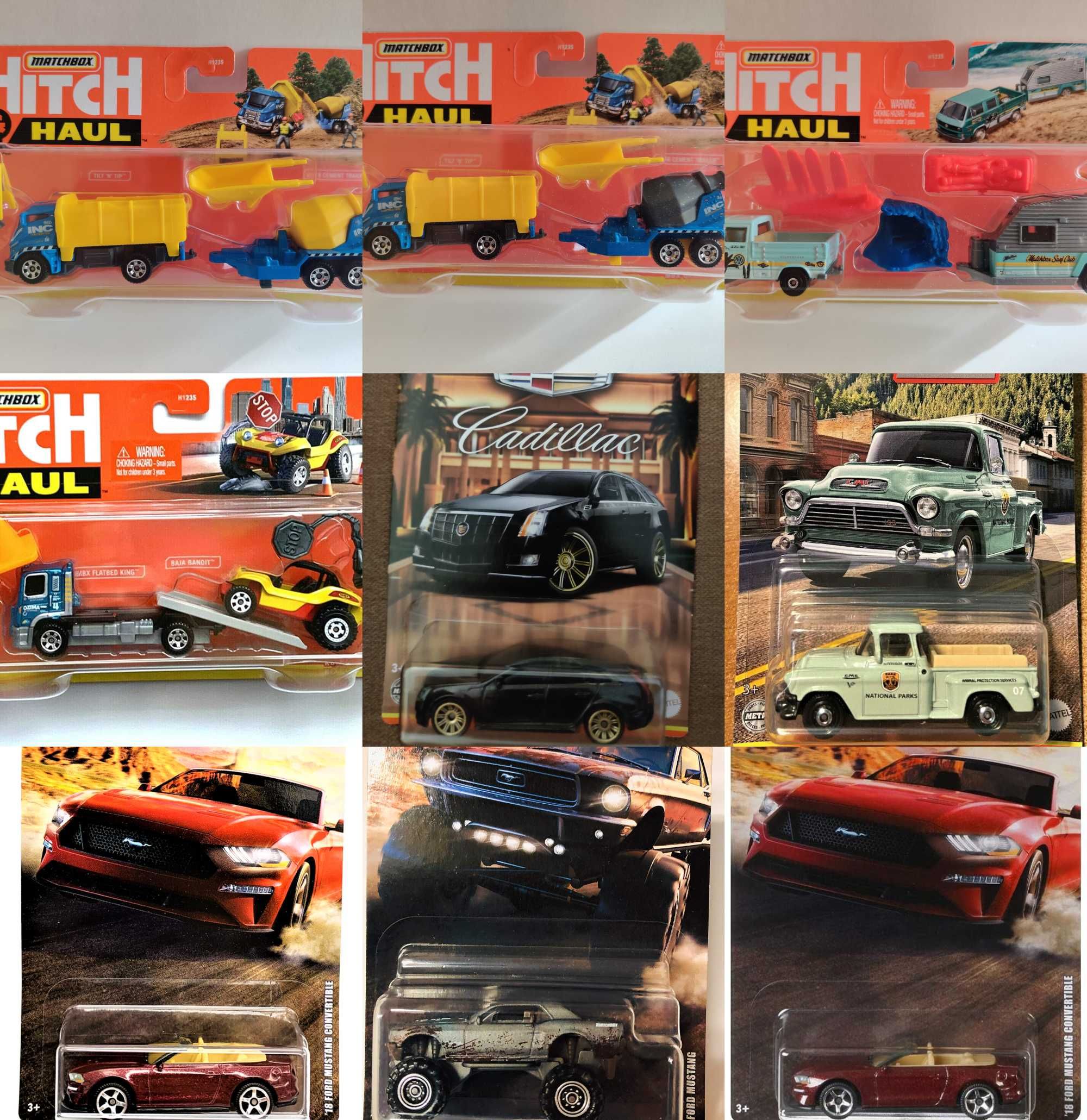 Метални колички Matchbox Collectors Moving Parts Convoys  Working Rigs