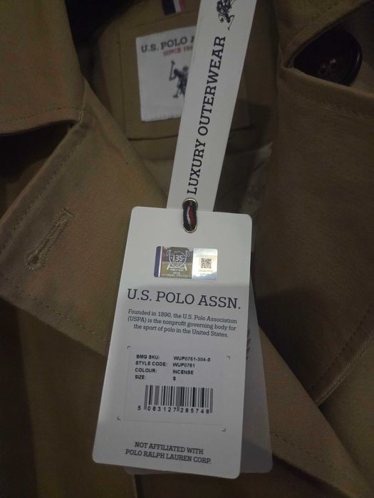 Шлифер тренч U.S. Polo