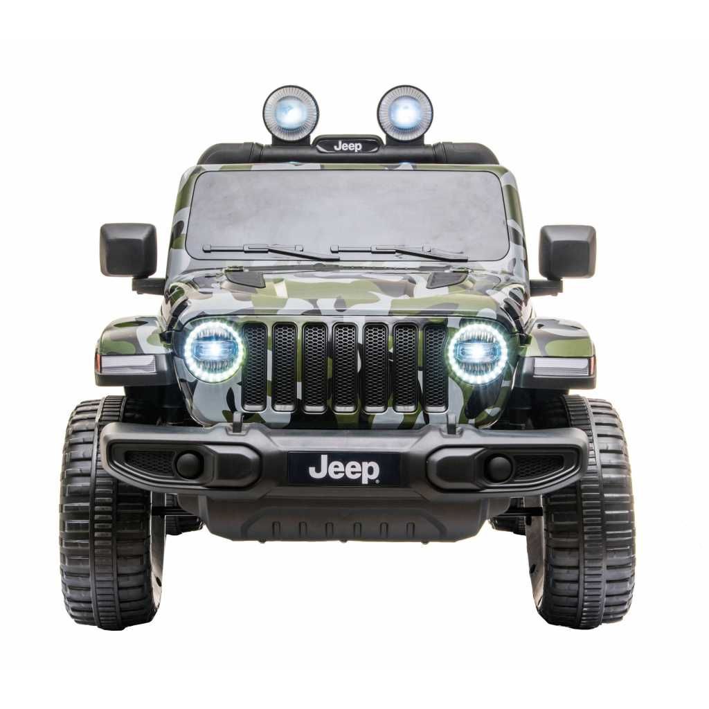 Masinuta electrica copii 2-8 ani Jeep Rubicon 4x4, Roti Moi  Camo