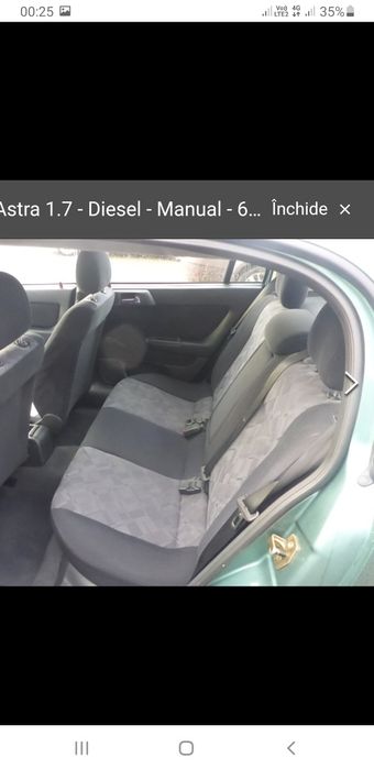 Vând Opel Astra G, 1,7 DTI puțin rulată, cu motorul acela fiabil Isuzu