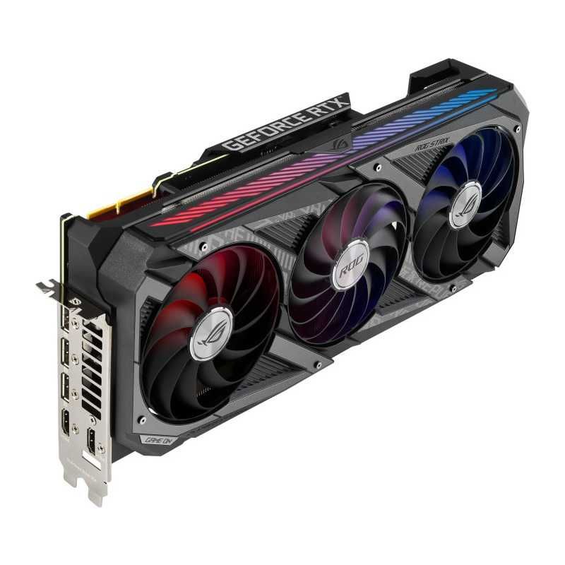 Placa video ASUS GeForce RTX 3090 ROG STRIX O24G 24GB GDDR6X 384-bit