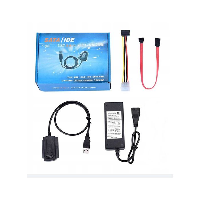 Адаптер переходник USB 2.0 на SATA IDE 2.5 3.5 HDD DVD CD (star)