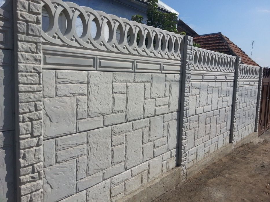 Gard decorativ din beton armat Prahova