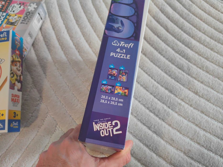 Puzzle Trefl 4 in 1 - Disney Inside out 2, O lume plina de emotii