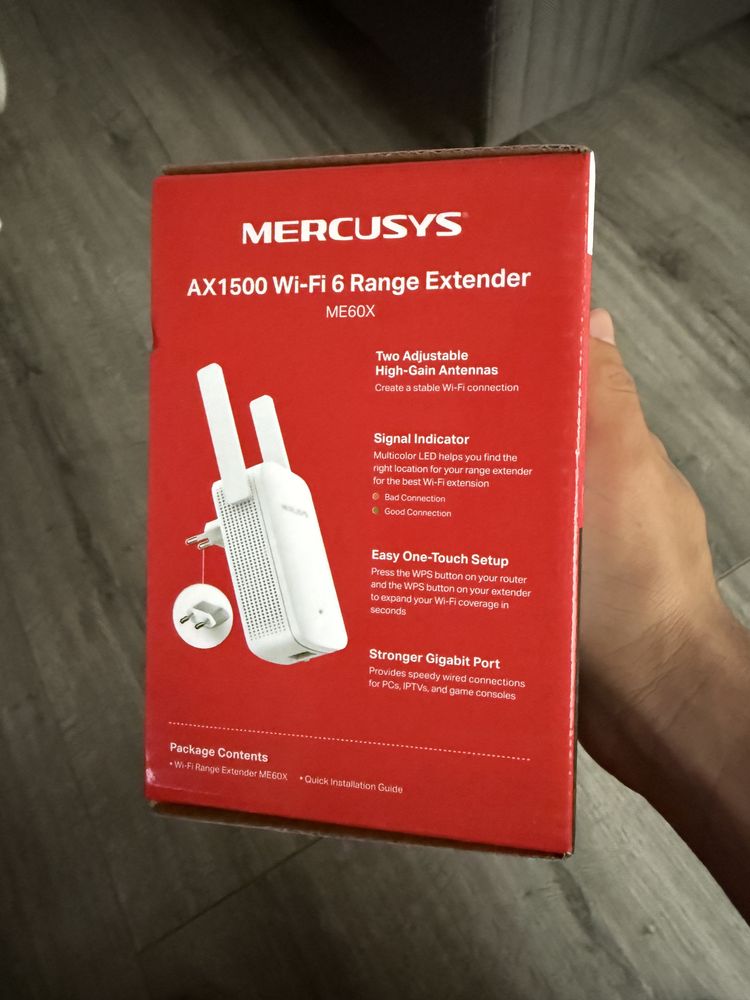 Mercusys AX1500 Wi-Fi 6 удължител на обхват
