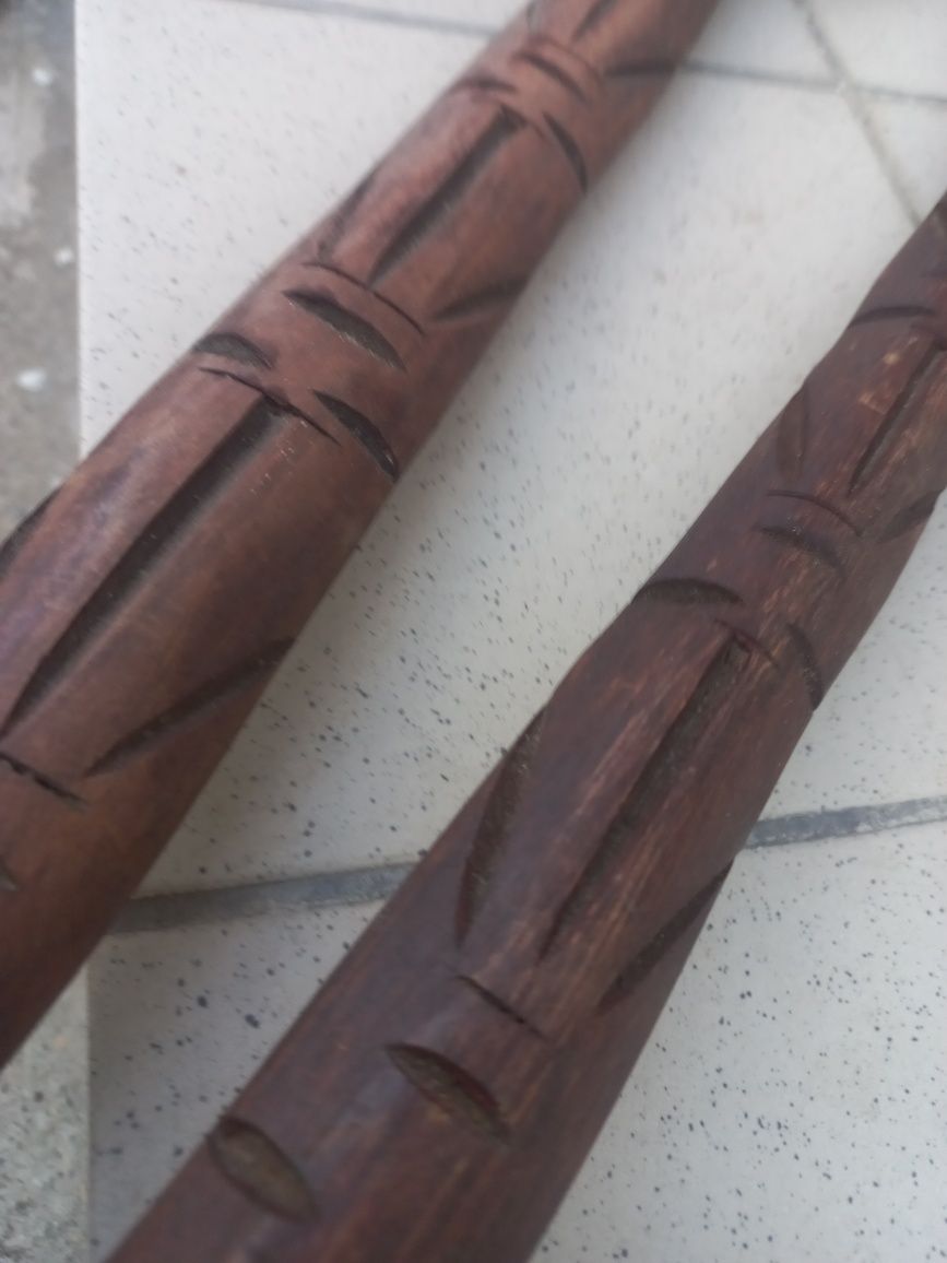 Lingura și furculița lemn vintage
