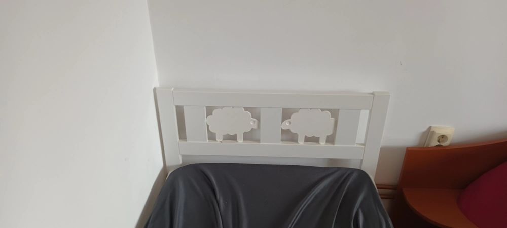 Pat copii și adolescenți Alb, impecabil