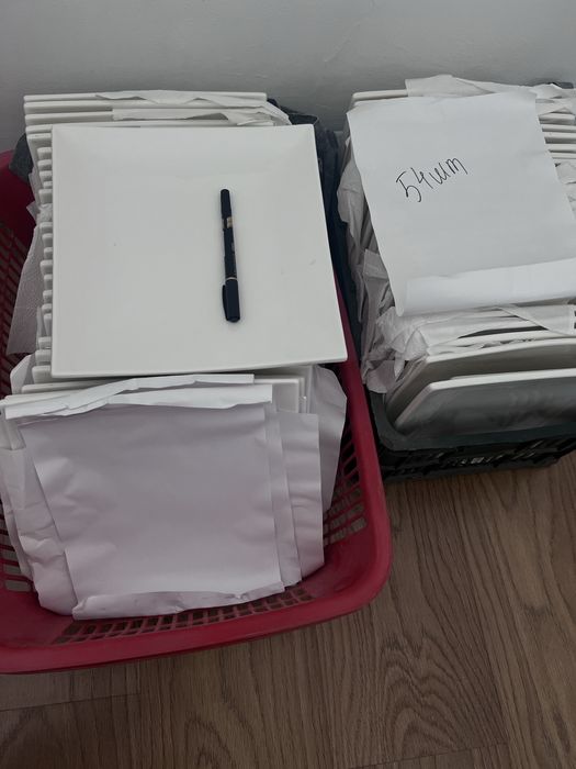 Тарелка квадратная 1 шт