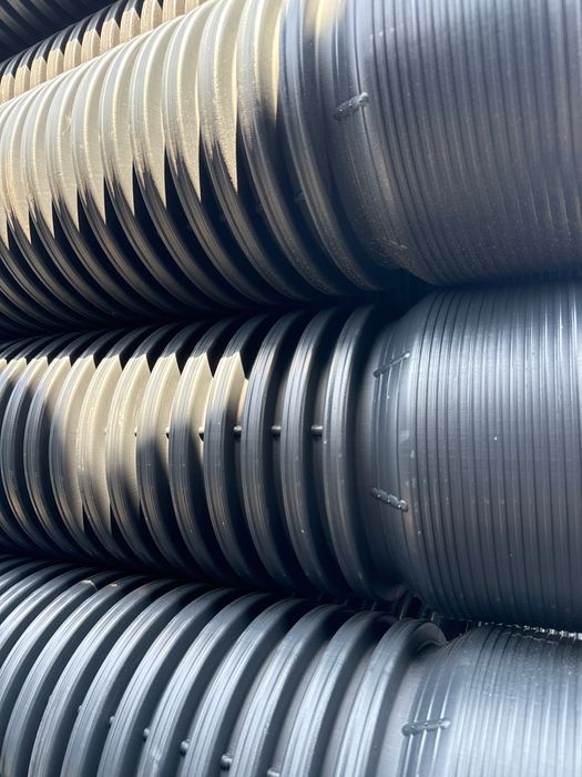 труба гофра канилазиционий для напорний води политилиновий трубы