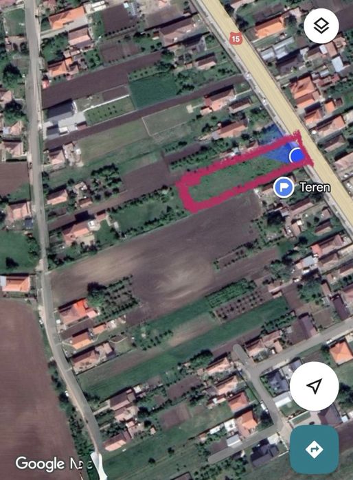 Vand teren intravilan 2100 mp, comuna Luna, judetul Cluj