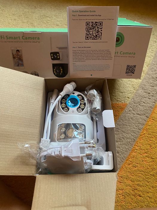 Camera supraveghere wieless 8 Megapixeli aplicatia icsee noi sigilate
