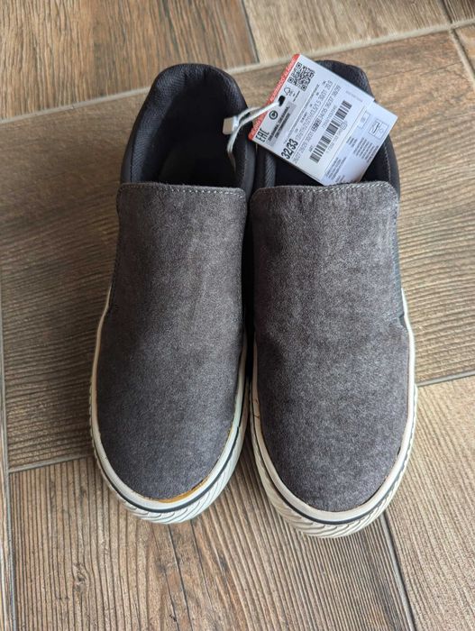 Zara pantof-expadrila Slip-On Casual Charcoal masura 32/33 baieti/fete