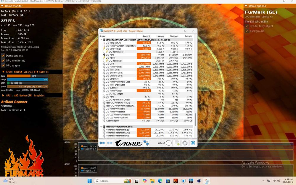 PC Gaming Ryzen 7 7800X3D RTX 5060 Ti 16GB