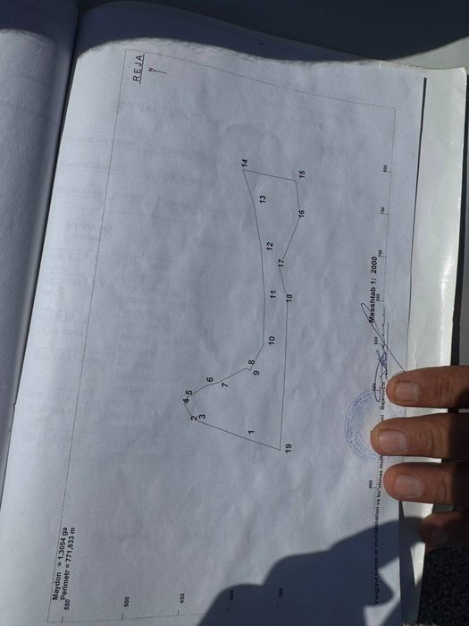 Ер бор сотиладиган 1,3 гектар