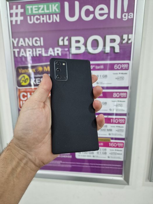 Samsung Note20  xolati idial 2 ta simkartali